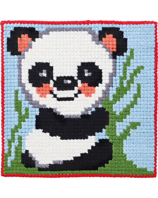 Broderi Kit - Børnestramaj Panda