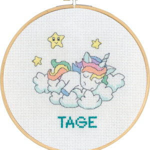 Broderi Kit - Enhjørning Tage