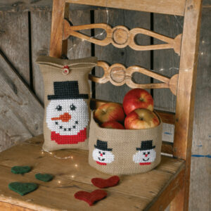 Broderi Kit - Gavepose Snemand