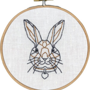 Broderi Kit - Kanin i streg