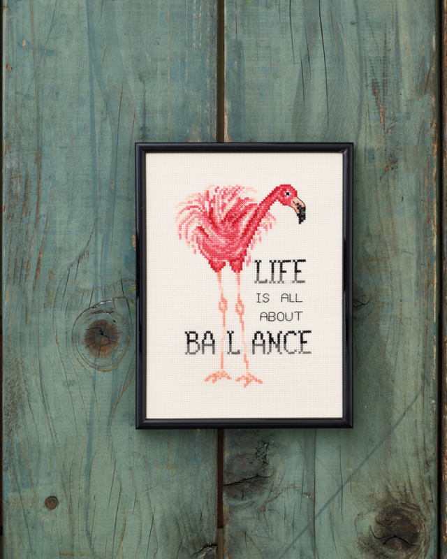 Broderi Kit - Life is all about balance