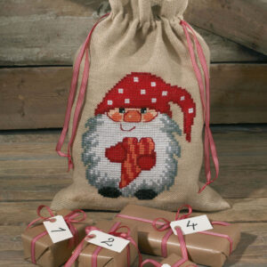 Broderi Kit - Nisse m/hjerte