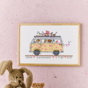 Broderi Kit - Pigebussen