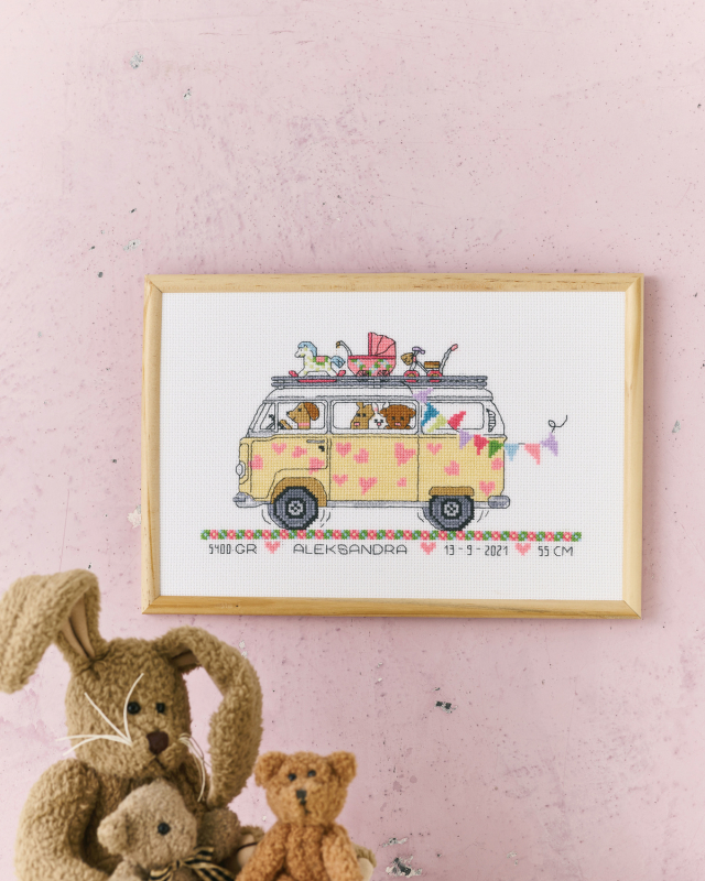 Broderi Kit - Pigebussen