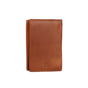 Bugundar Melsted 3-fløjet Herrepung med Klap Cognac 806-52