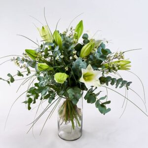 Buket hvide liljer - Send blomster med Bloomit