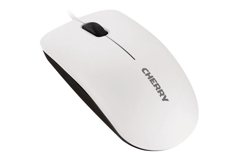 CHERRY MC 1000 - mus - USB - hvid (top), sort base