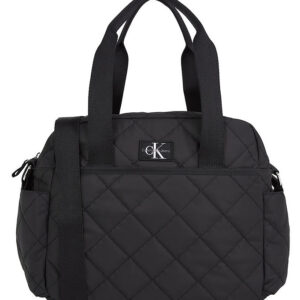 Calvin Klein Pusletaske - Quiltet - Ck Black