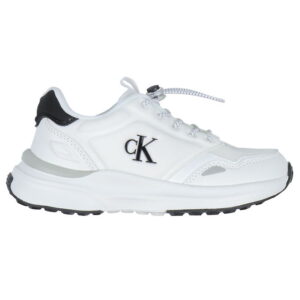 Calvin Klein Sko - Low Cut Lace-Up - Hvid/Sort