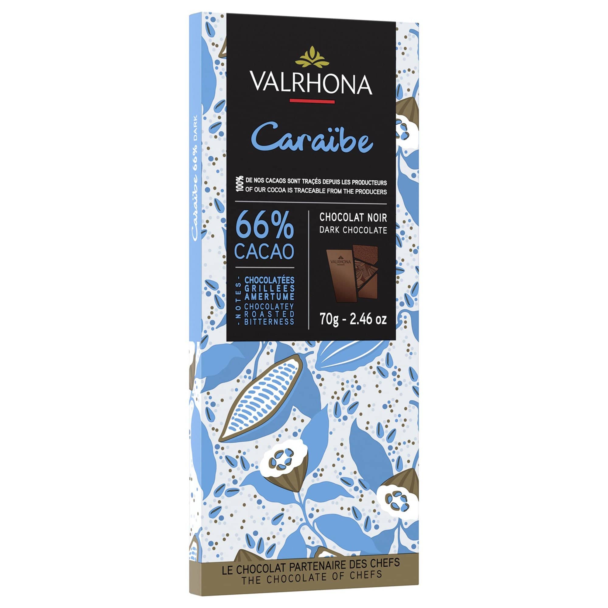 Caraibe 66% chokoladebar, 70 g