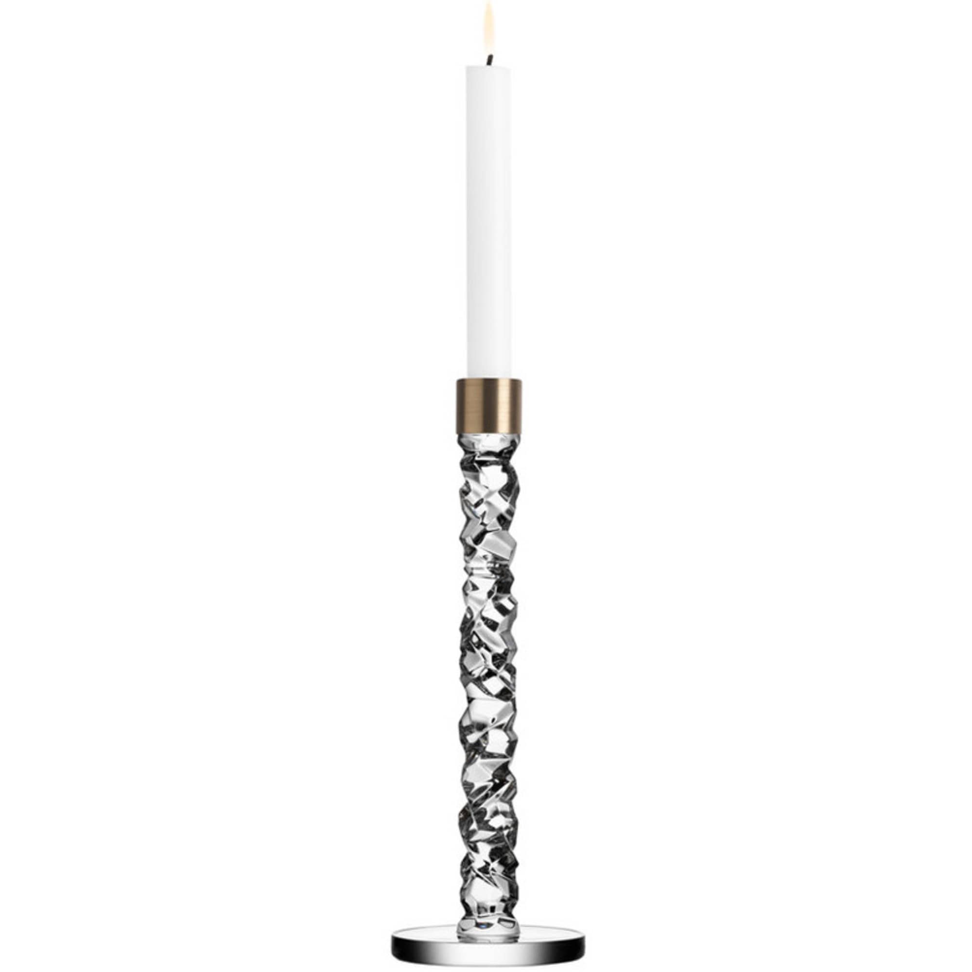 Carat lysestage messing, 29,7cm.