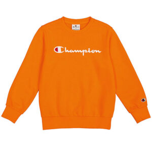 Champion Sweatshirt - Crewneck - Orange m. Logo