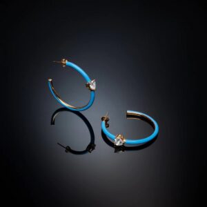 Chiara Ferragni Love Parade Blue Øreringe