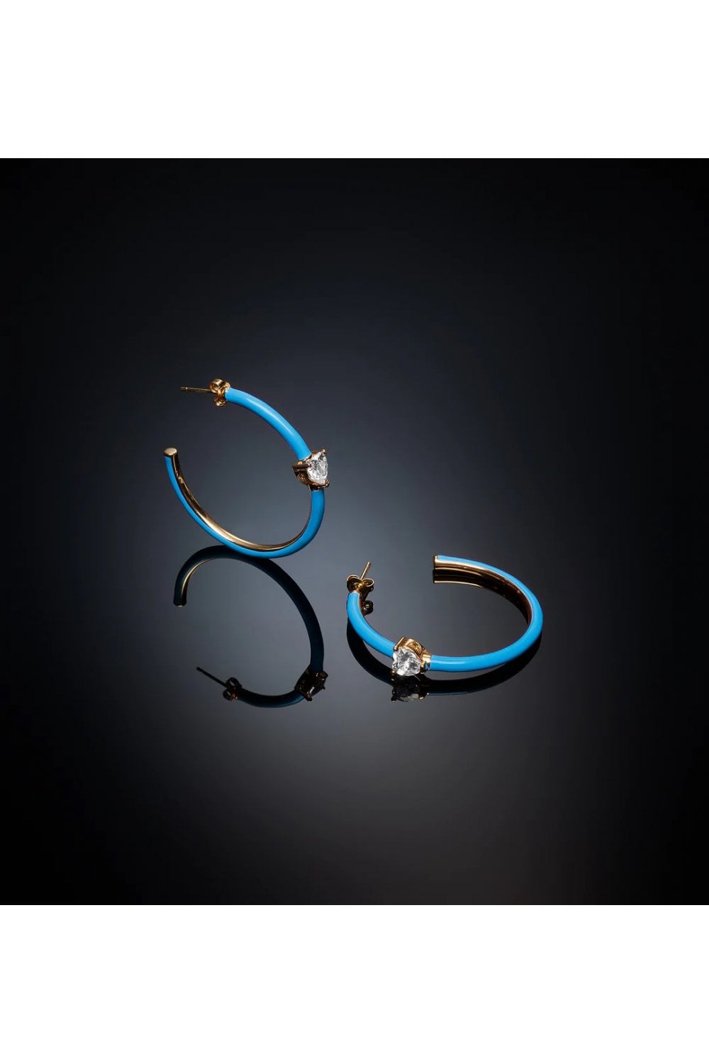 Chiara Ferragni Love Parade Blue Øreringe