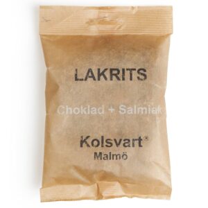 Chokolade + Salmiak-saltlakrids, 120 g