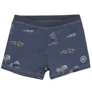 Color Kids Badebukser - AOP - Vintage Indigo