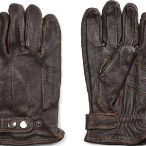 Connextion Læder Handsker Brun-medium