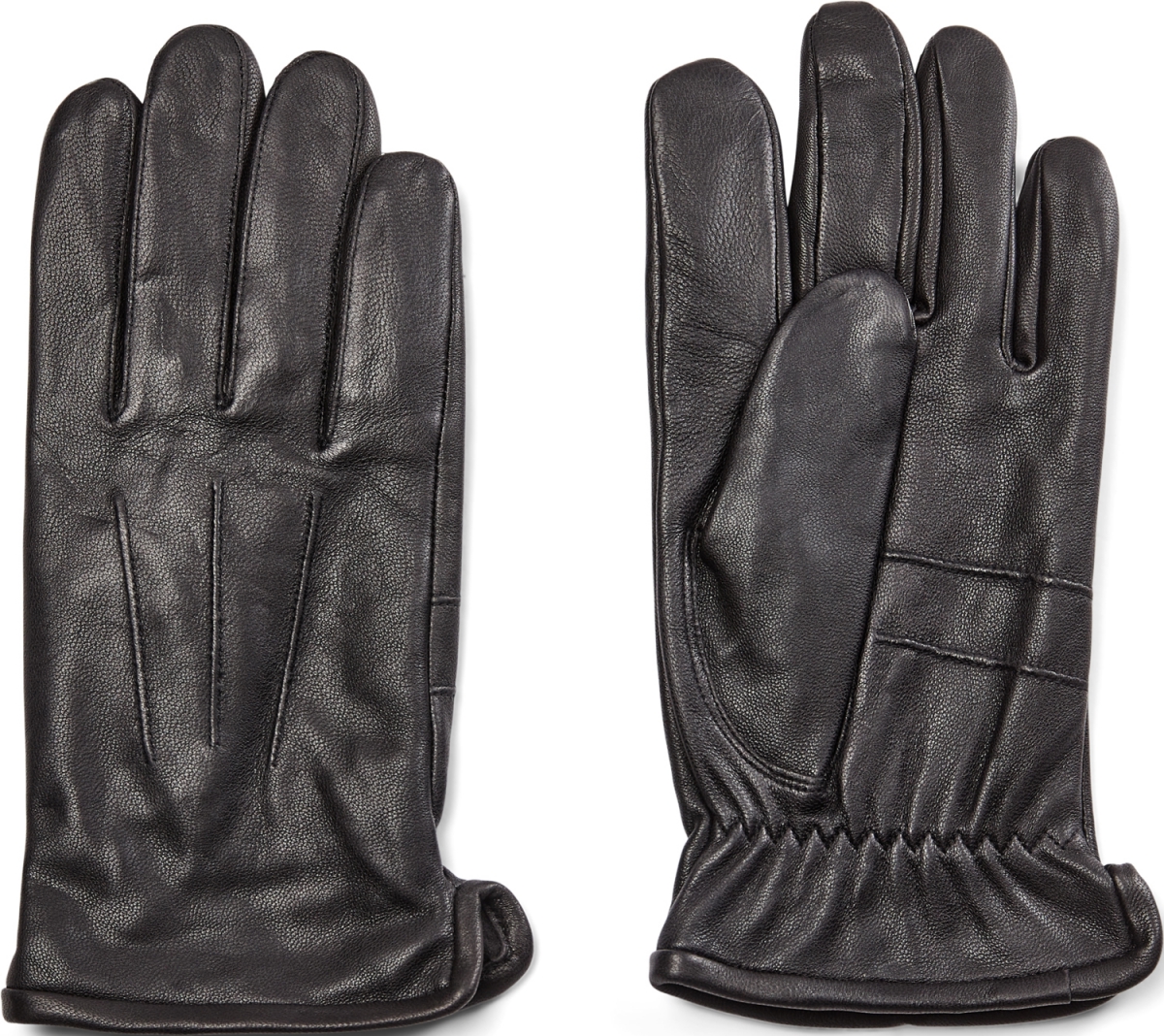 Connextion Læder Handsker Sort-2x-large