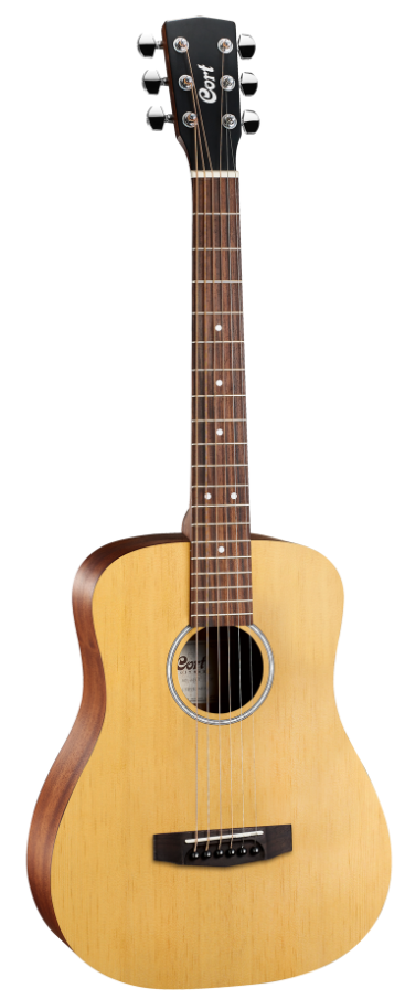 Cort AD Mini Open Pore 3/4 Western guitar med gigbag