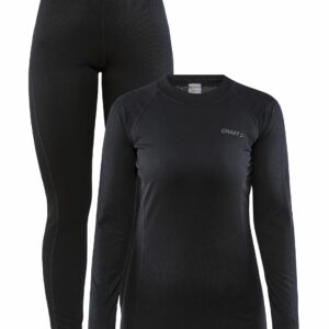 Craft - CORE Warm Baselayer Set Kvinder - Black L