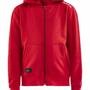 Craft - Community FZ Hoodie JR - Bright Red 122/128