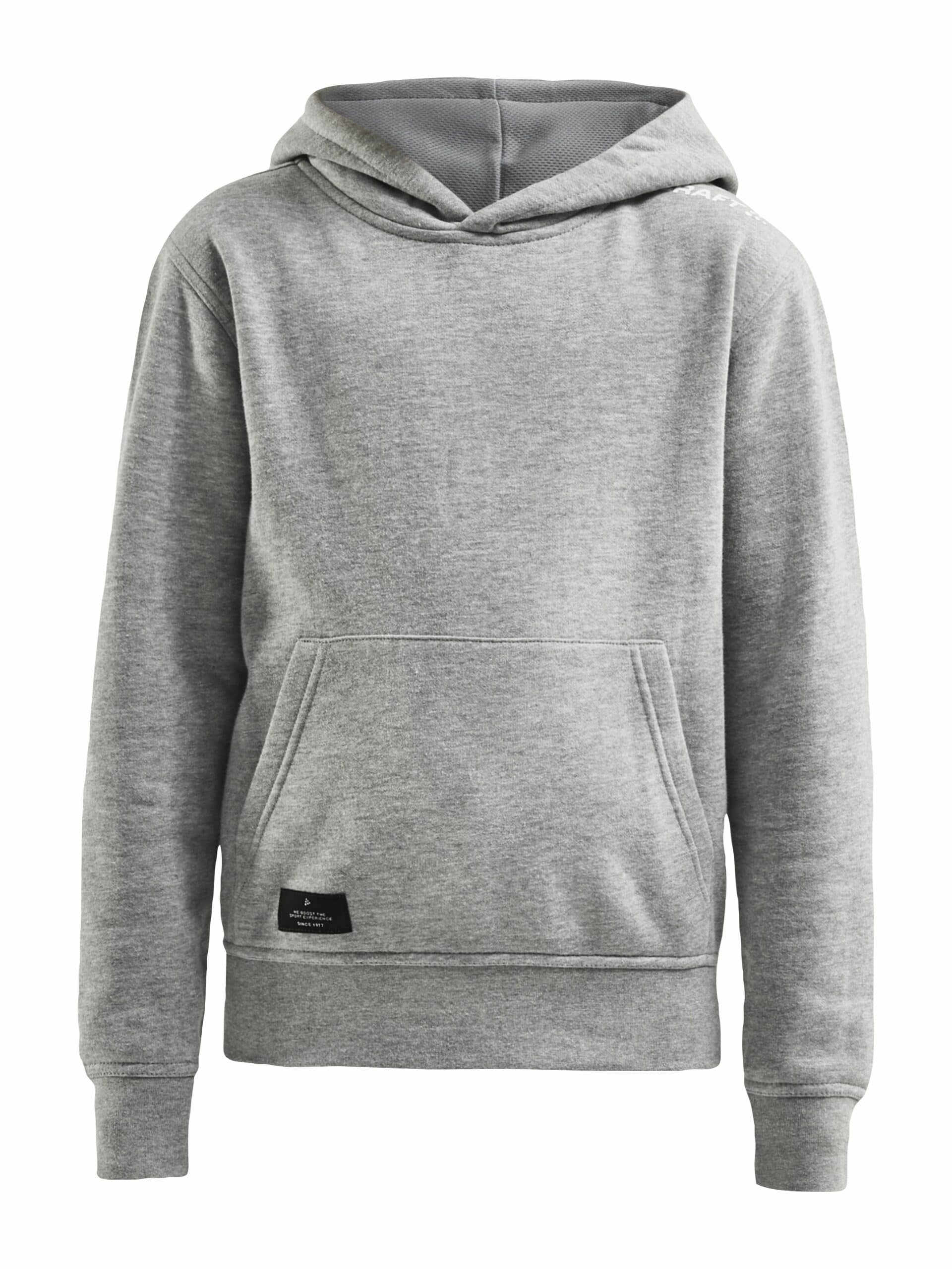 Craft - Community Hoodie JR - Grey Melange 122/128