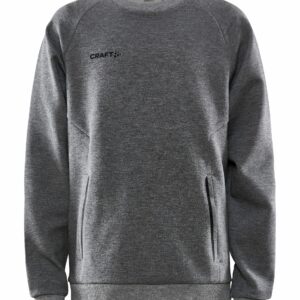 Craft - Core Soul Crew Sweatshirt JR - Dk Grey Melange 158/164