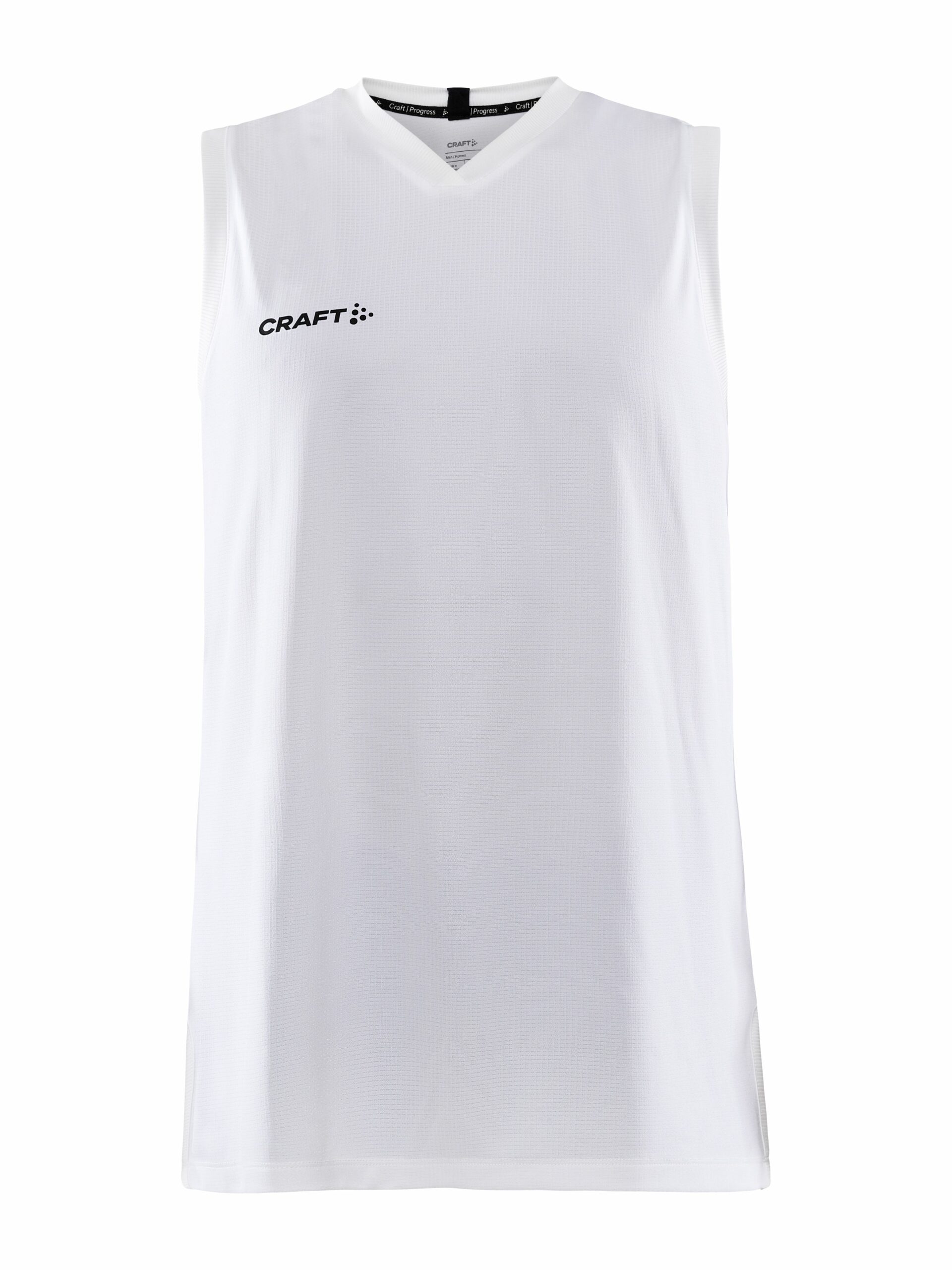 Craft - Progress Basket Singlet Maend - White L