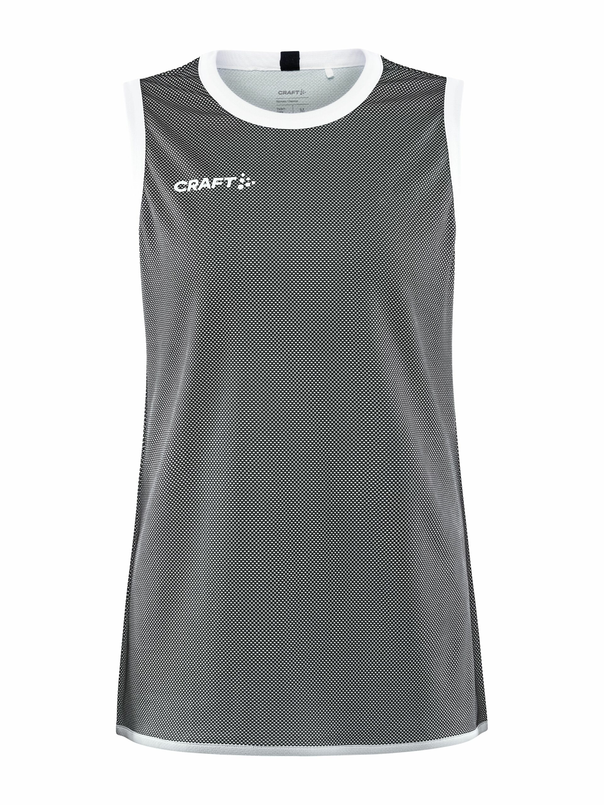 Craft - Progress Reversible Basket Singlet Kvinder - Black/White L
