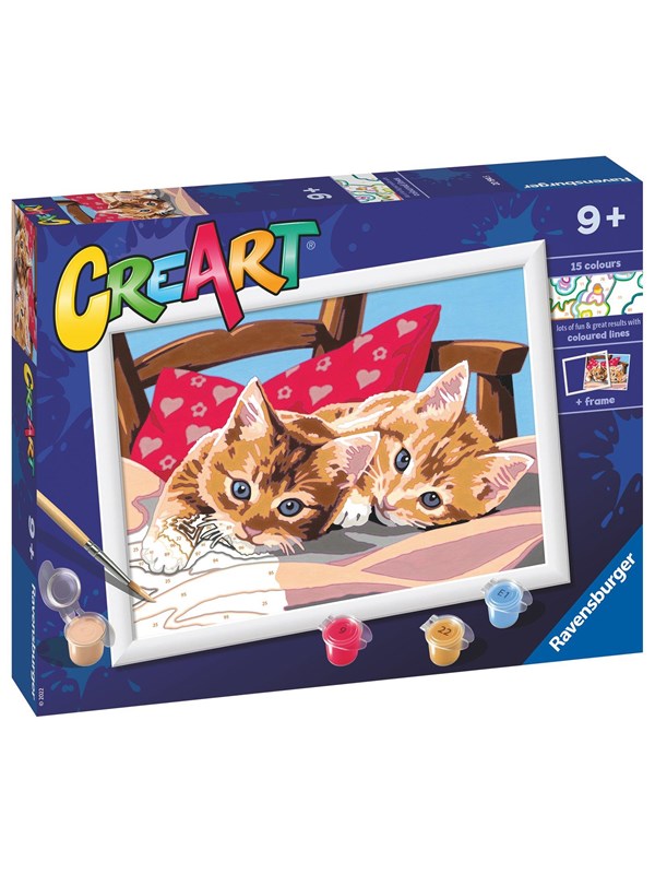 CreArt Two Cuddly Cats