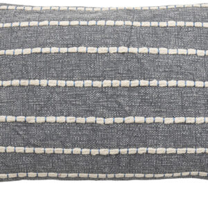 Creative Collection - Atiki Pude - Blå - Bomuld - 60x35 Cm