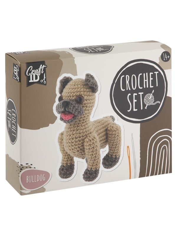 Creative Craft Group Craft ID - Crochet kit - Bulldog (CR1714)