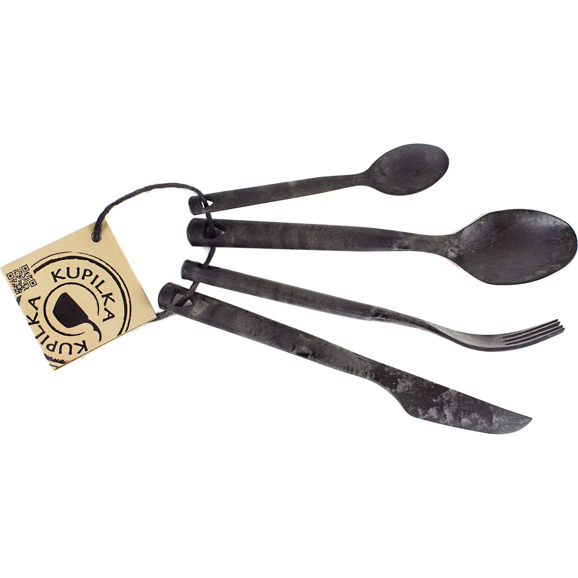 Cutlery bestiksæt, sort, 4 dele