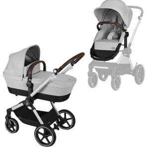 Cybex Klapvogn/Barnevogn - Eos Lux - 2-i-1 - Lava Grey