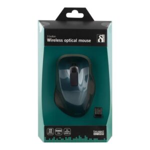 DELTACO MS-708 - mus - 2.4 GHz - blå