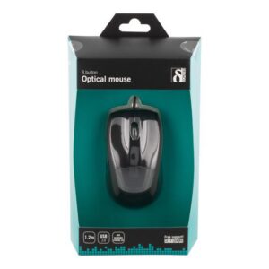 DELTACO MS-711 - mus - USB 2.0 - sort