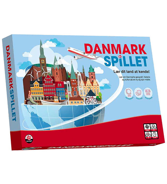 Danspil Brætspil - Danmarksspillet - Ny Udgave