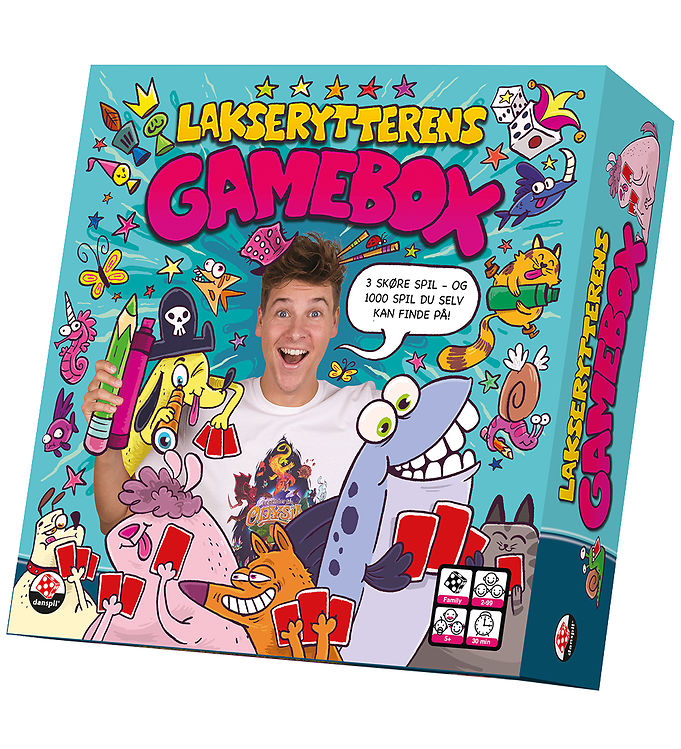 Danspil Brætspil - Lakserytternes Gamebox