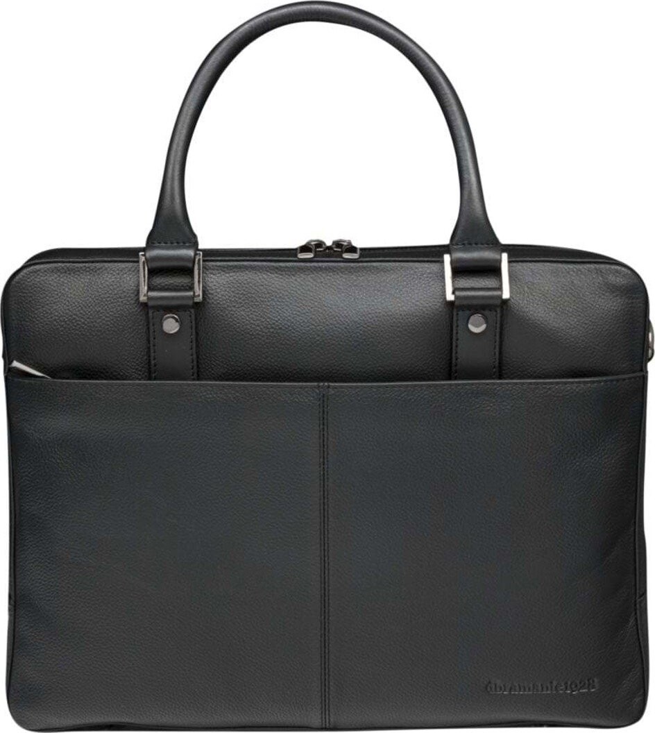 Dbramante1928 - 14" Computertaske - Rosenborg - Læder - Sort