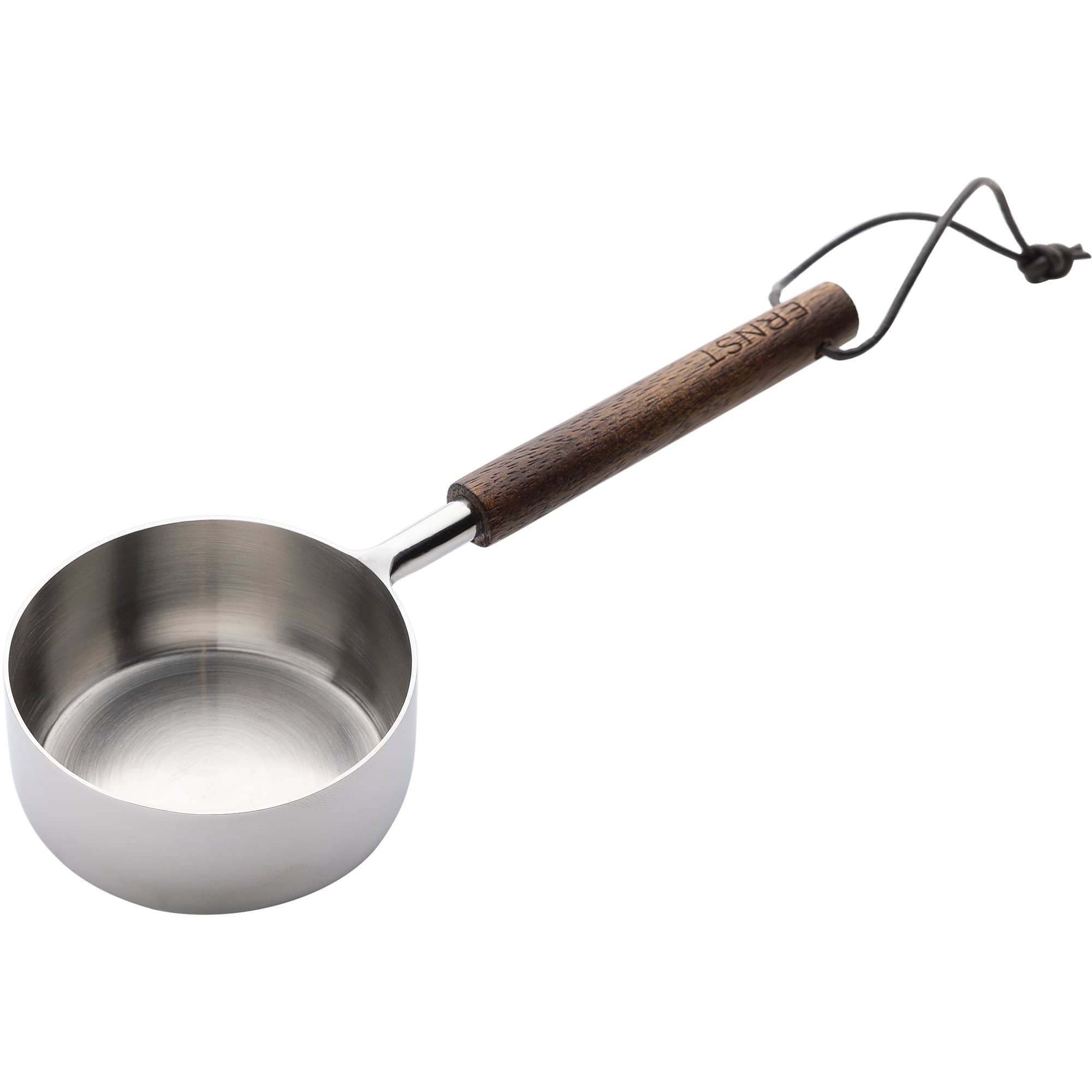 Decilitermål metal/mørkt træ