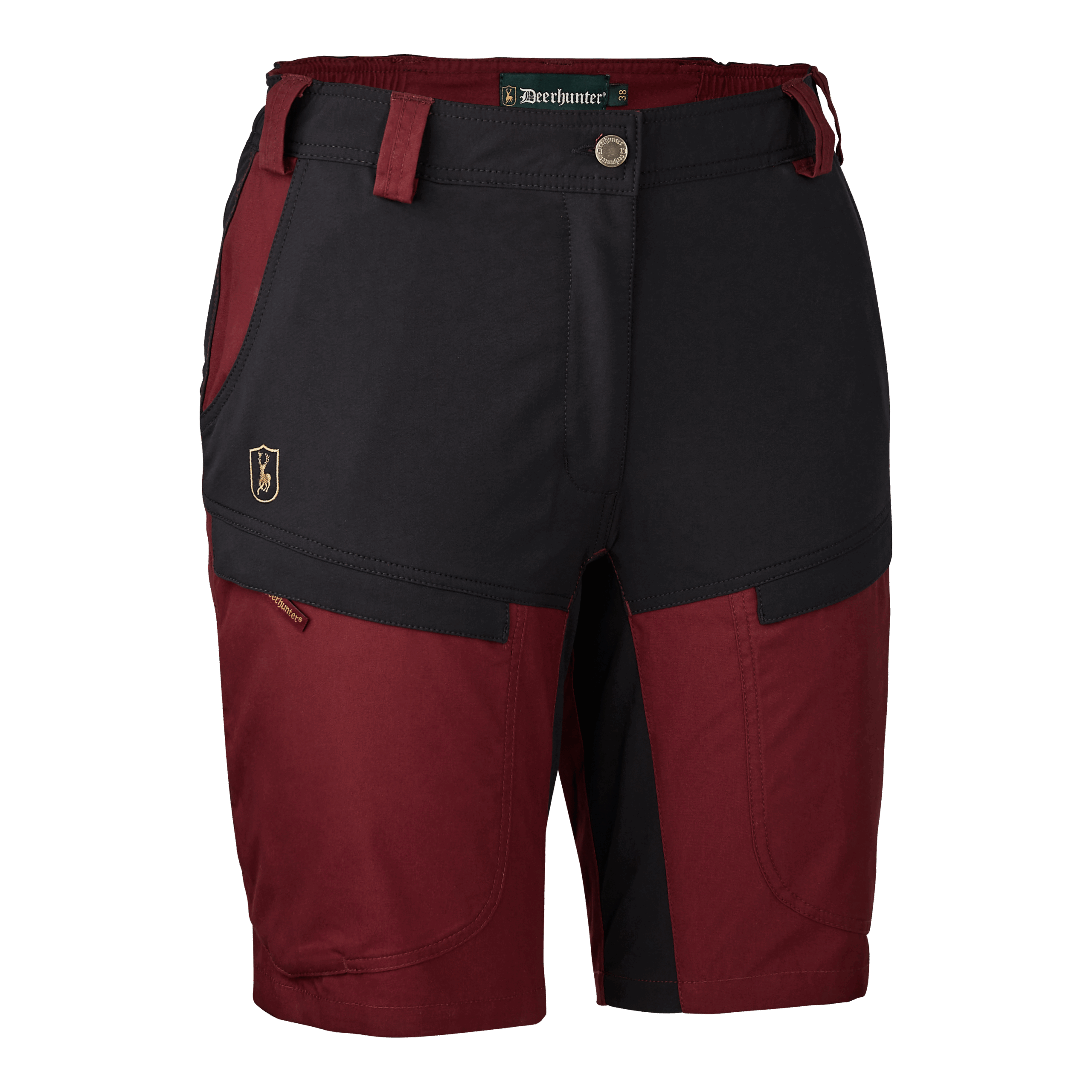 Deerhunter Lady Ann Shorts Oxblood Red 38