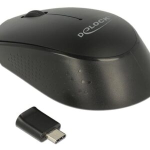 Delock mini - mus - 2.4 GHz - sort