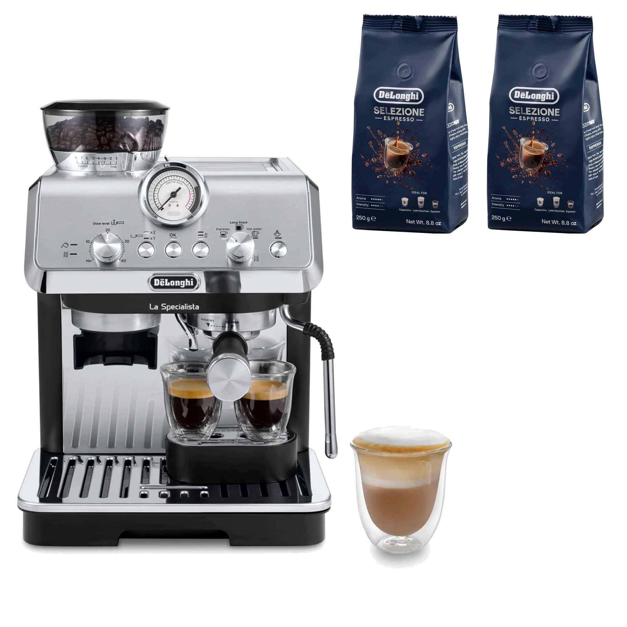 Delonghi La Specialista Arte espressomaskine & 2 stk. kaffebønner DLSC600