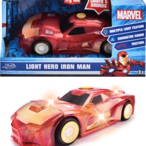 Dickie Toys - Marvel - Legetøjsbil Med Lys Og Lyd - Iron Man