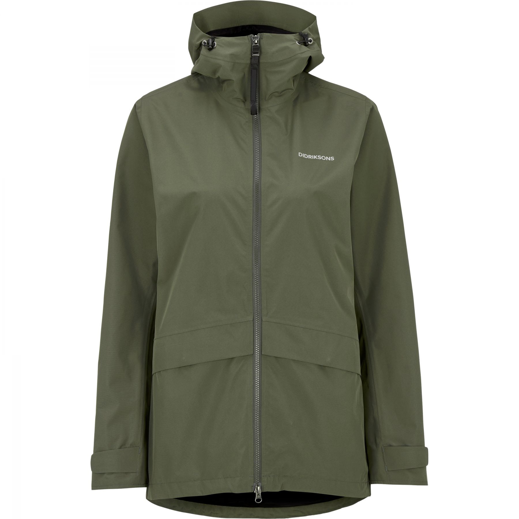Didriksons Nordic, regnjakke, dame, mørkegrøn