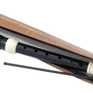 Dimavery Blokfløjte med barok greb med lynlås etui