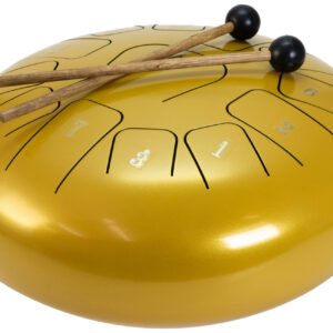 Dimavery TD-12 Stål Tongue tromme - C Major - Guld