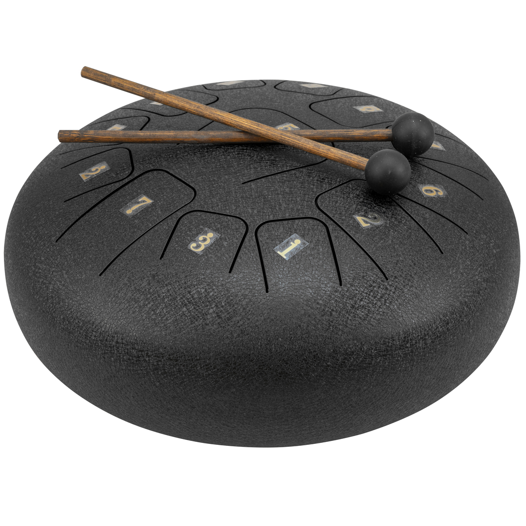 Dimavery TD-12 Stål Tongue tromme - C Major - Sort