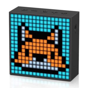 Divoom - Timebox-Evo Pixel Art Speaker 16x16 DIY LED Display Alarm Clock Box - Vækkeur