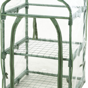 Drivhus m. 2 hylder, H84 cm